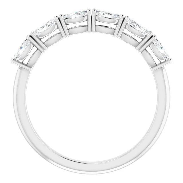 0.60 ct. East West Set Marquise Diamond Open Gallery Wedding Band