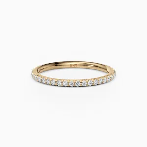 1.3mm French Cut Eternity Band
