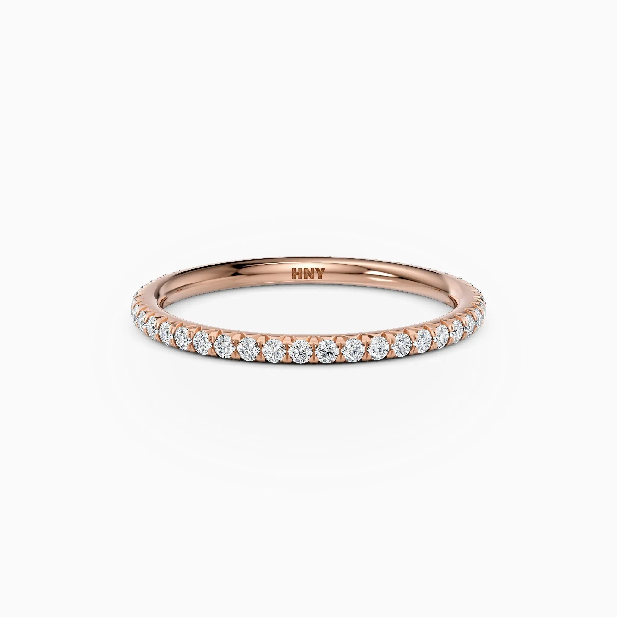 1.3mm French Cut Eternity Band