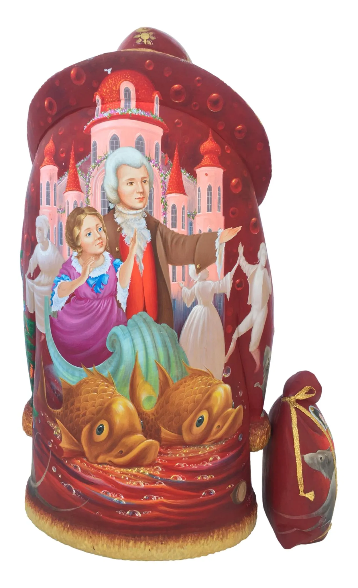 14” Tall Nutcracker Story Russian Santa