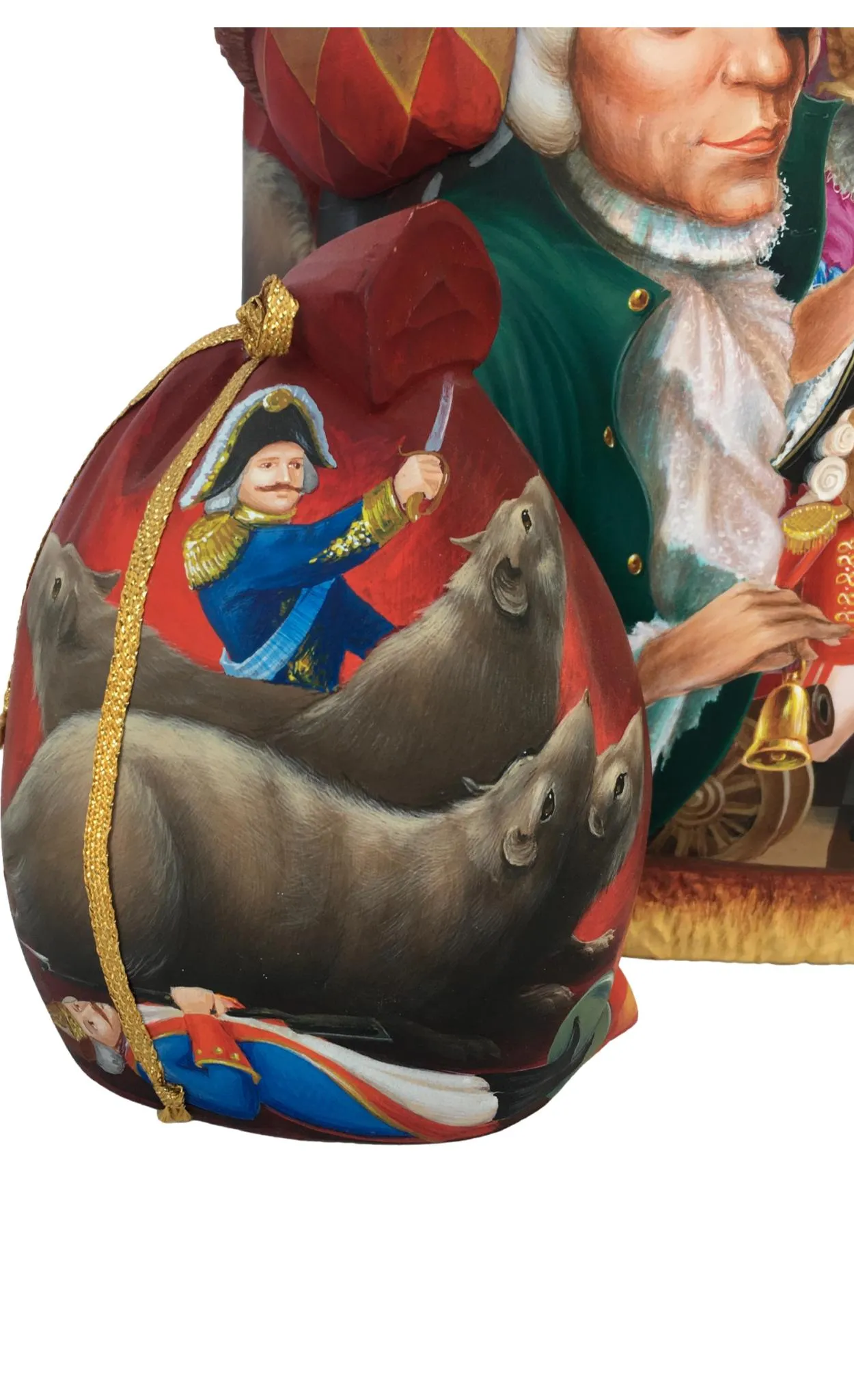 14” Tall Nutcracker Story Russian Santa