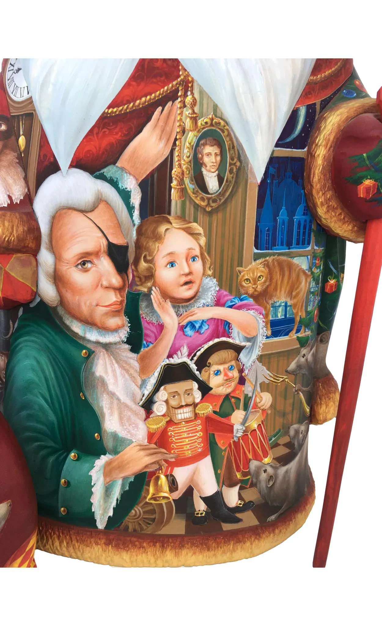 14” Tall Nutcracker Story Russian Santa