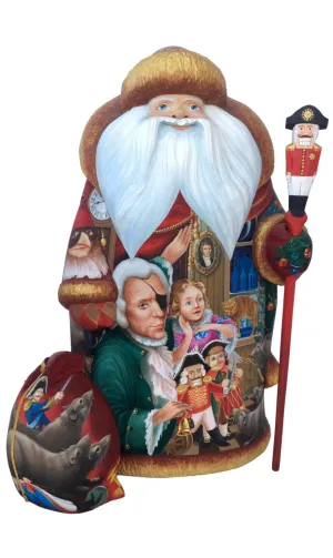 14” Tall Nutcracker Story Russian Santa