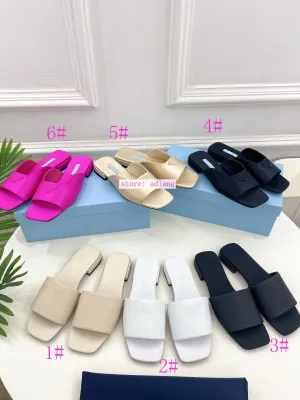 1.5cm silk leather lining slippers flats comfort fashion shoes women 2023 35-41 high quality