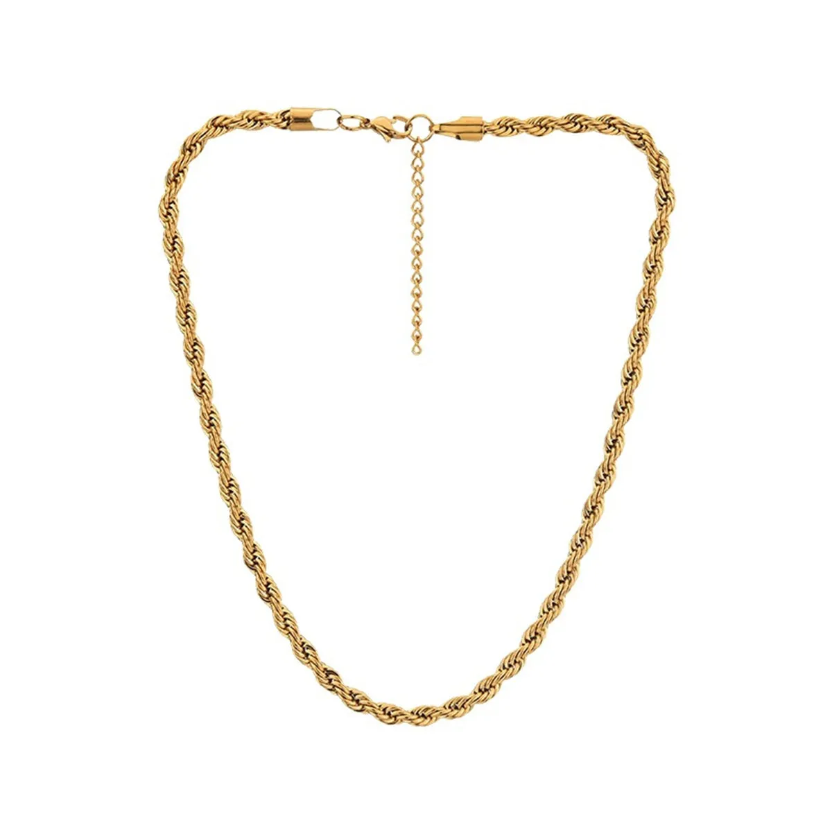 18K Gold-Plated Rope Chain