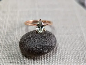 2.03g ROSE GOLD MONTANA SAPPHIRE RING SIZE 7