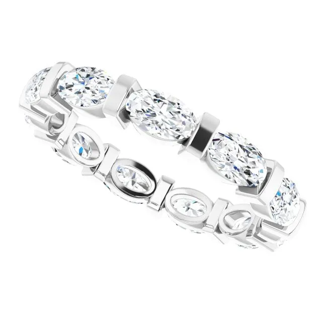 2.31 ct. Oval Diamond Eternity Band