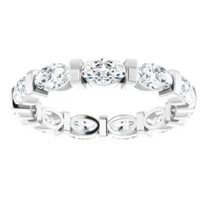 2.31 ct. Oval Diamond Eternity Band