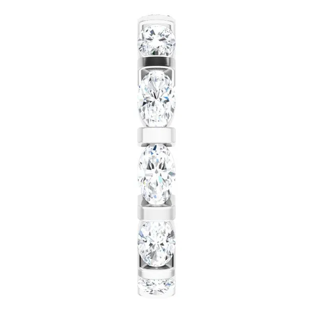 2.31 ct. Oval Diamond Eternity Band