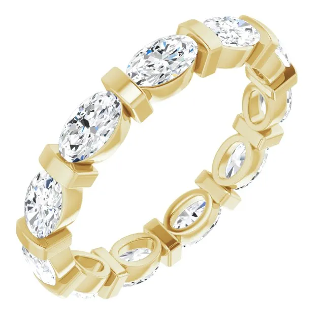 2.31 ct. Oval Diamond Eternity Band