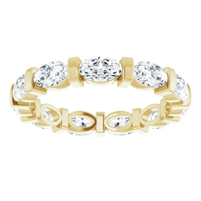 2.31 ct. Oval Diamond Eternity Band