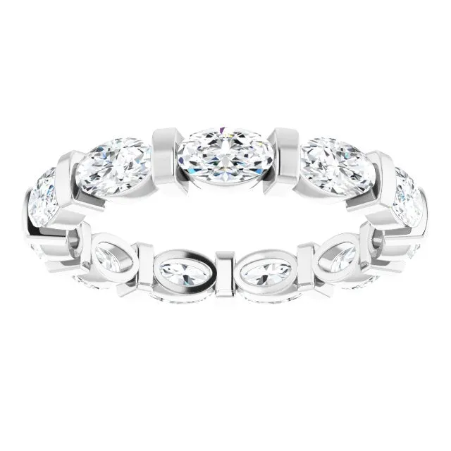 2.31 ct. Oval Diamond Eternity Band