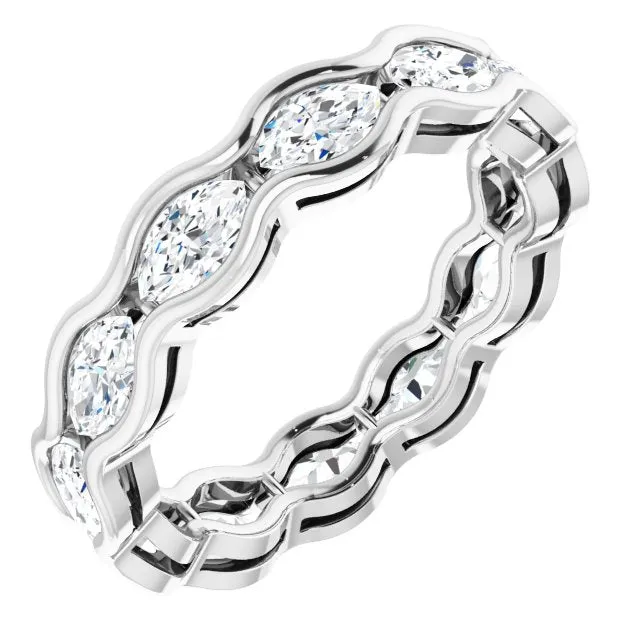 2.40 ct. Marquise Diamond Eternity Band