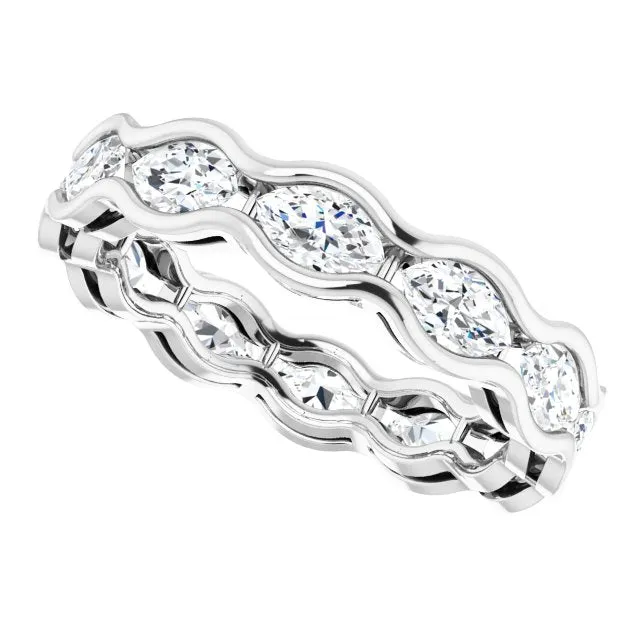 2.40 ct. Marquise Diamond Eternity Band