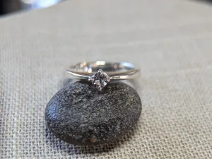 2.43g SILVER MONTANA SAPPHIRE RING SIZE 6