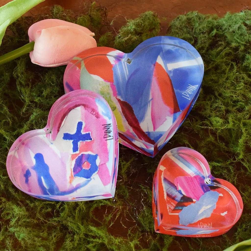 2.5" Heart Acrylic Block