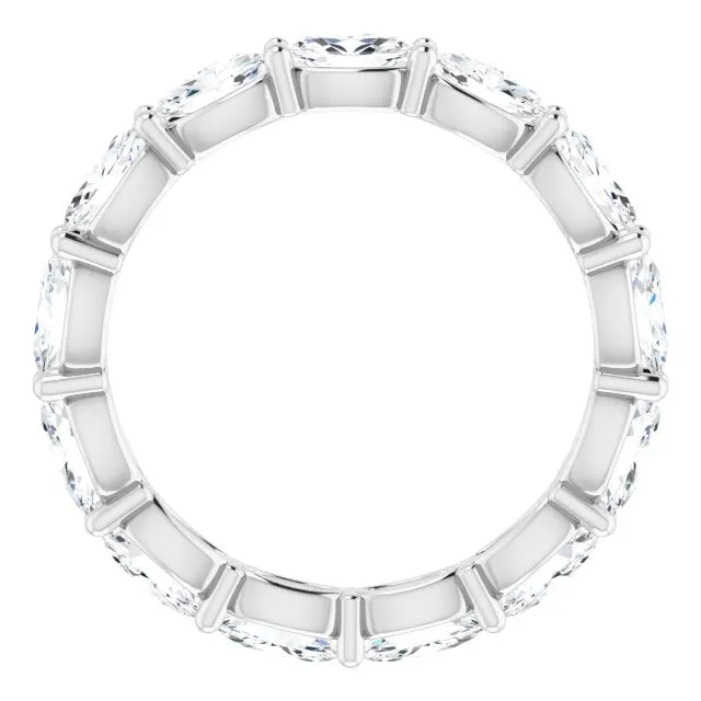 2.73 ct. Oval Diamond East West Set Eternity Band
