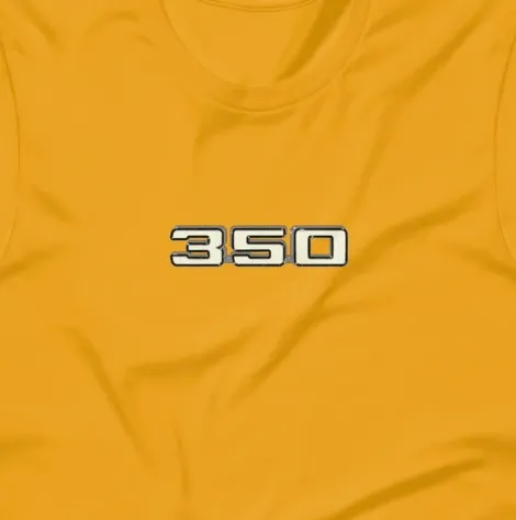 350 Cubic Inch Engine Lover's Short-Sleeve Unisex T-Shirt