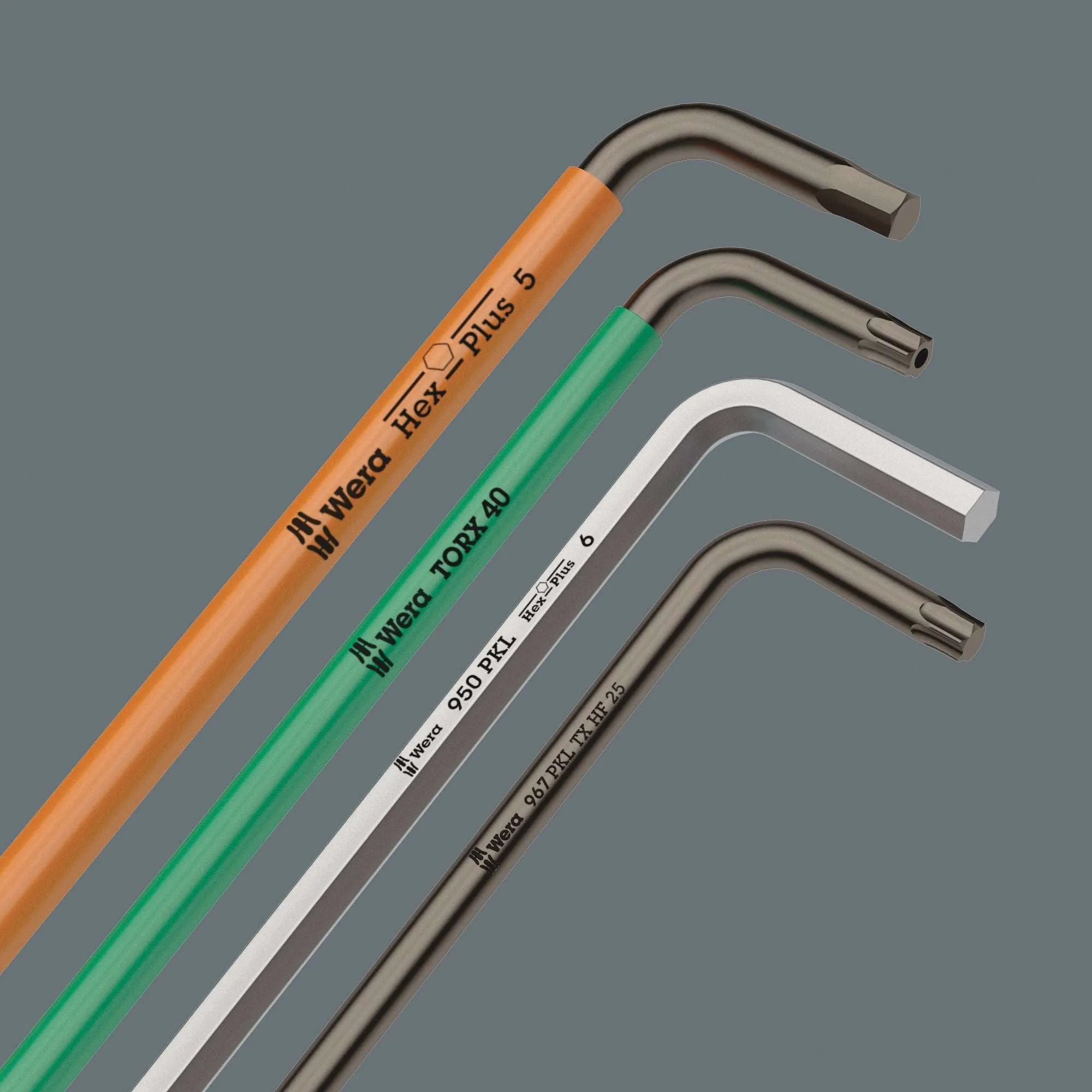 3950/9 Hex-Plus Stainless 1 L-key set, metric, stainless