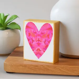 4"x4" Heart Block Kaleidoscope