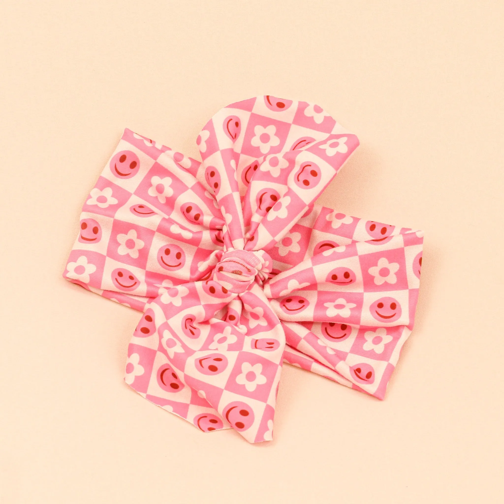 60's Picnic Blanket Top Knot Headband