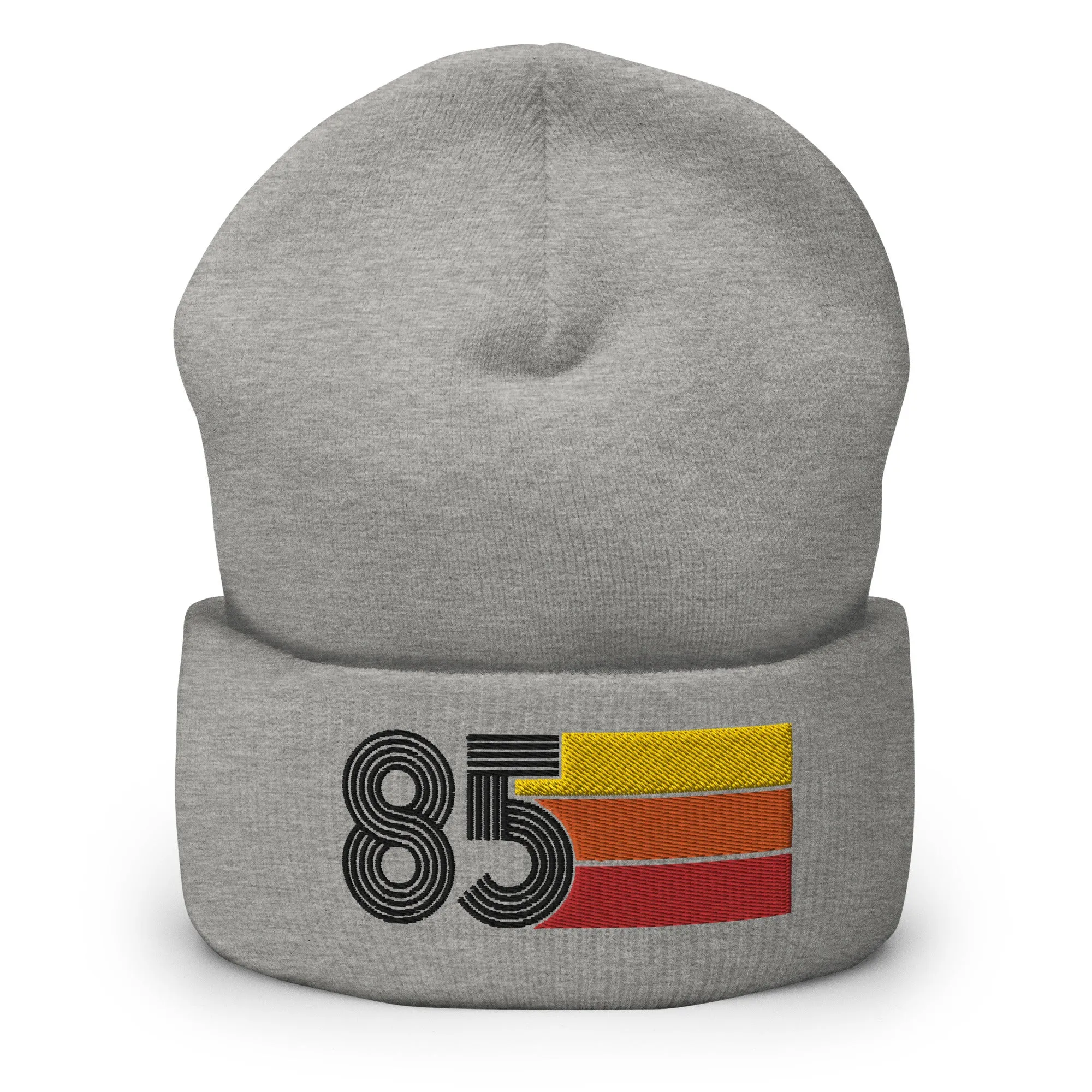 85 Number 1985 Birthday Retro Men's Women's Cuffed Beanie