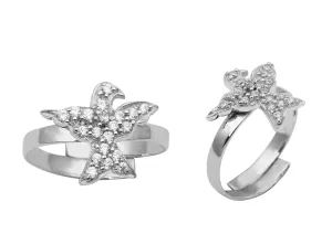 925 Sterling Silver Toe Ring Animal Style Body Jewelry For Women Gross Weight 3.10