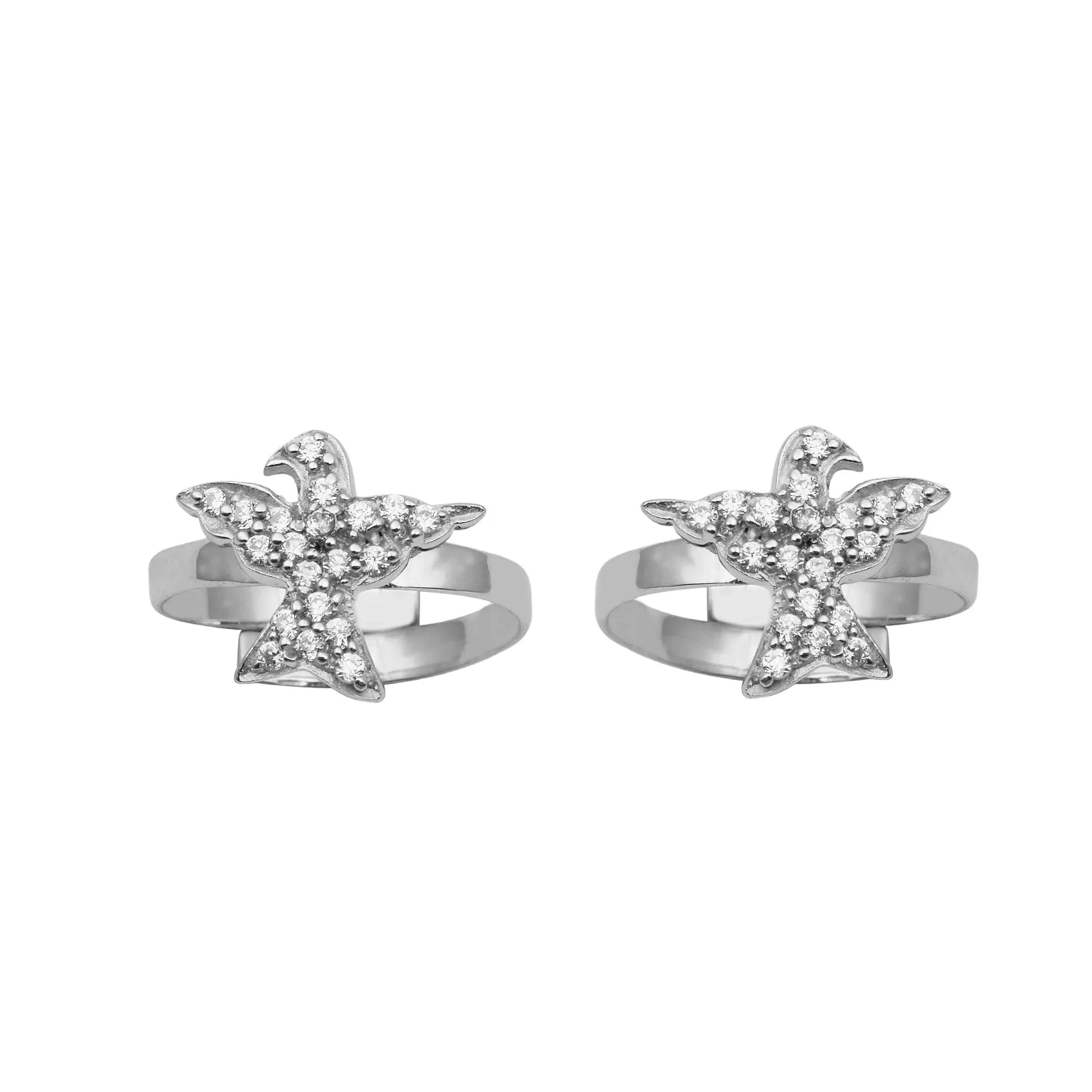 925 Sterling Silver Toe Ring Animal Style Body Jewelry For Women Gross Weight 3.10