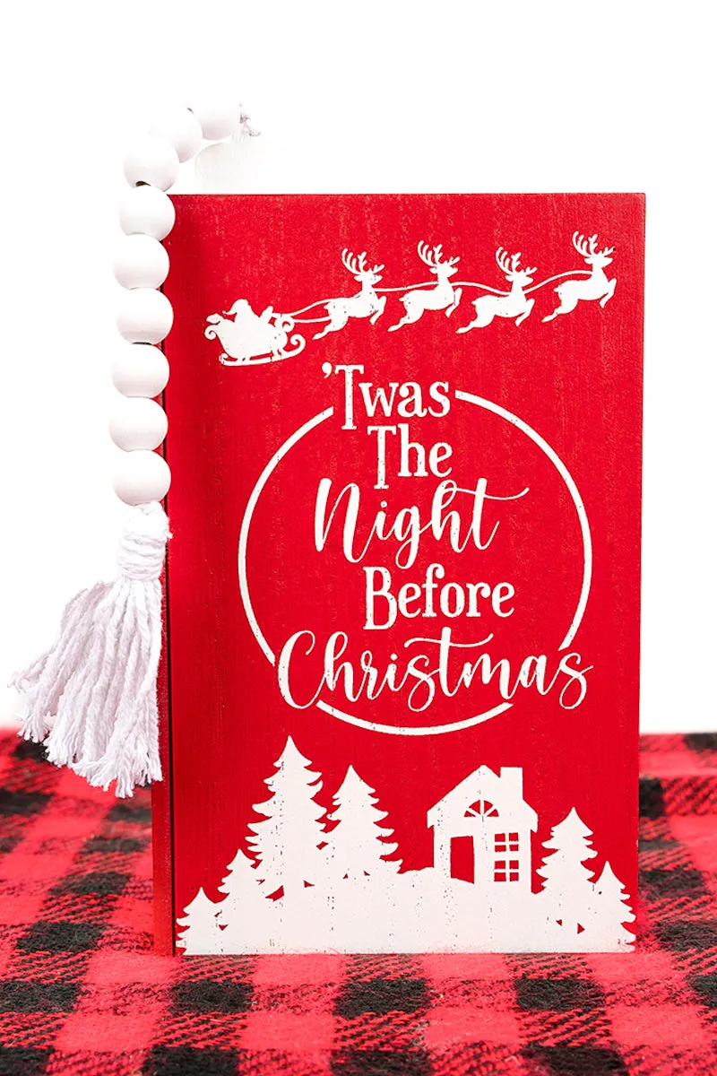 9.25 x 6 ''Twas The Night Before Christmas' Tabletop Book