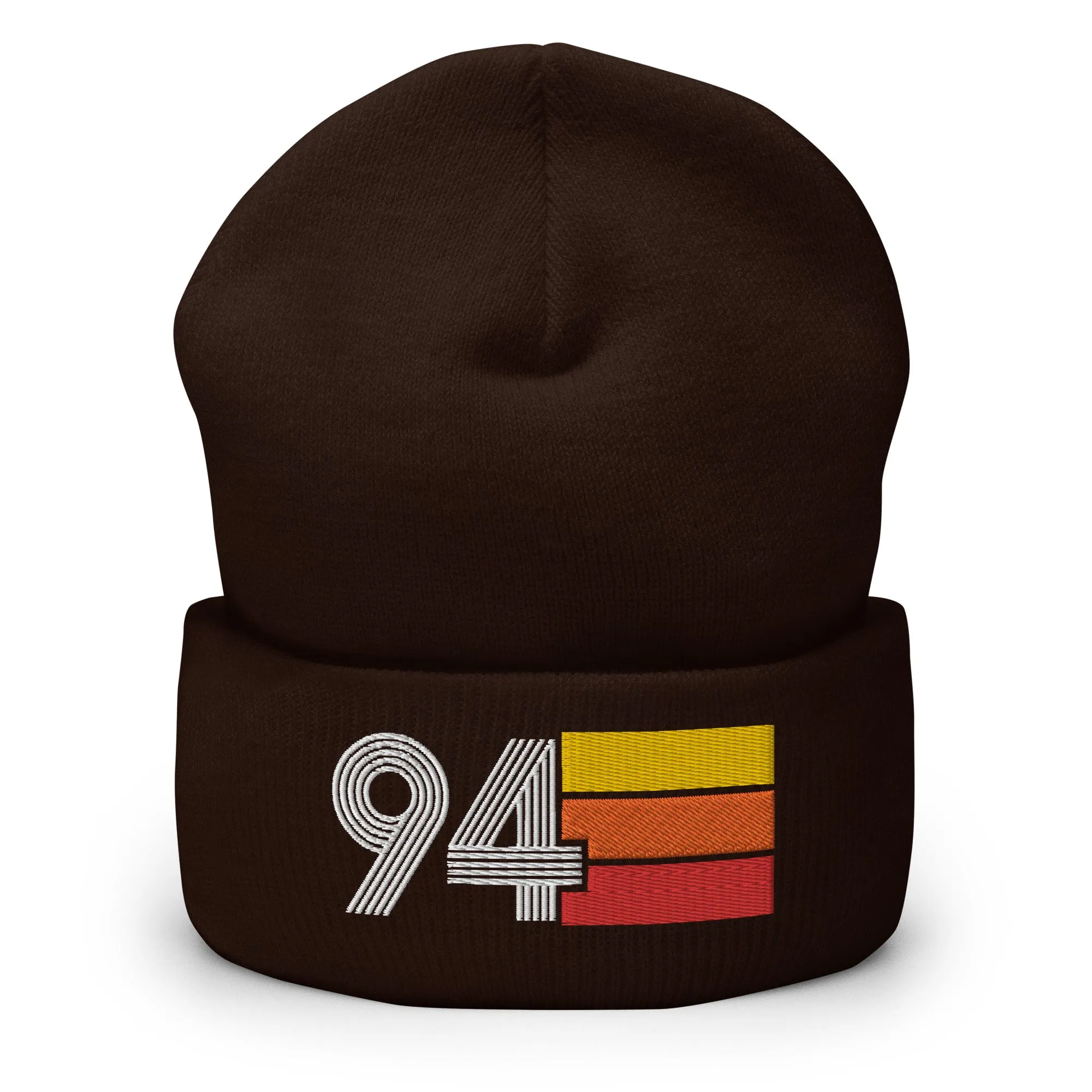 94 Number 1994 Birthday Retro Men's Women's Cuffed Beanie