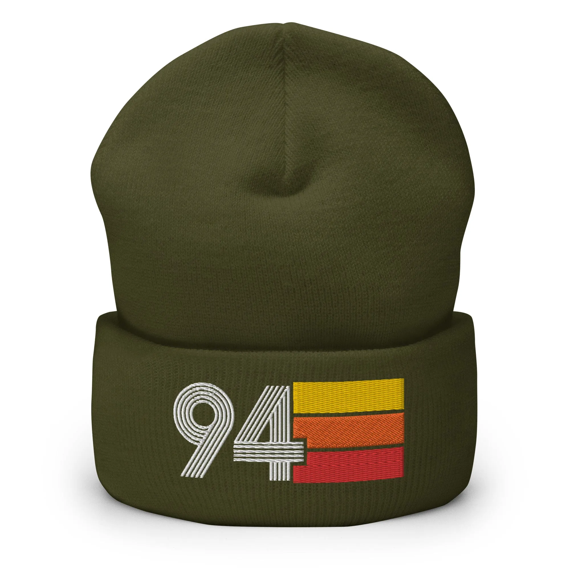 94 Number 1994 Birthday Retro Men's Women's Cuffed Beanie