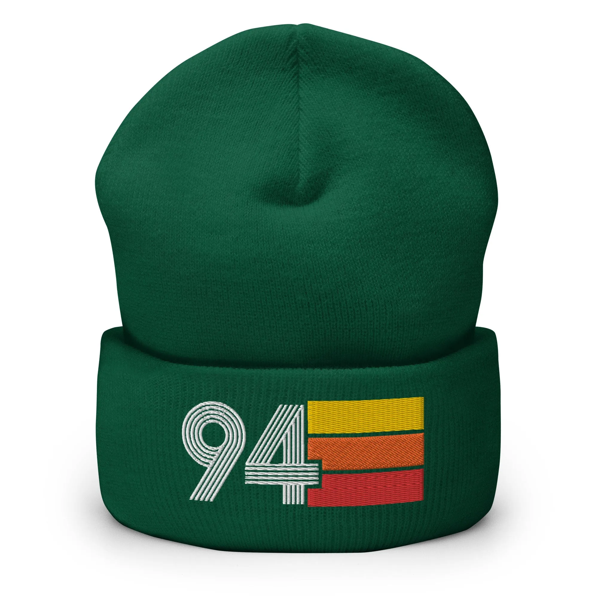 94 Number 1994 Birthday Retro Men's Women's Cuffed Beanie