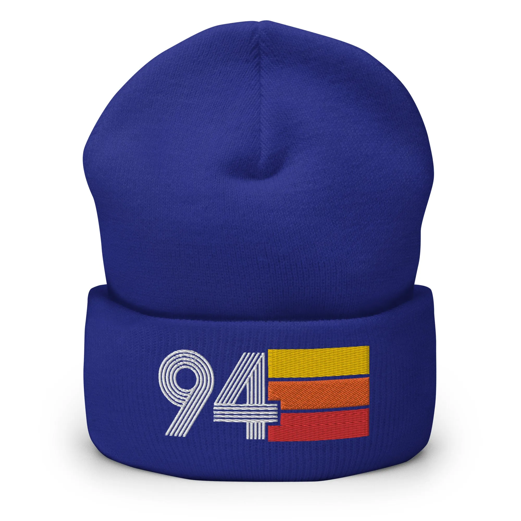 94 Number 1994 Birthday Retro Men's Women's Cuffed Beanie