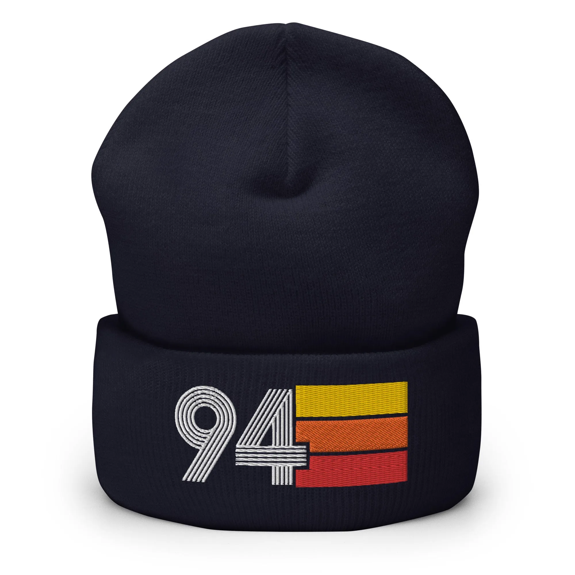 94 Number 1994 Birthday Retro Men's Women's Cuffed Beanie