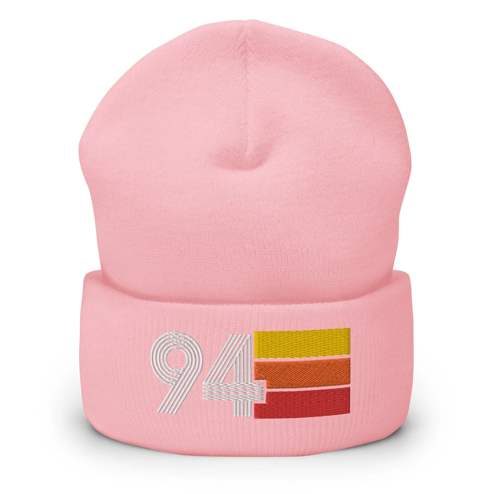 94 Number 1994 Birthday Retro Men's Women's Cuffed Beanie