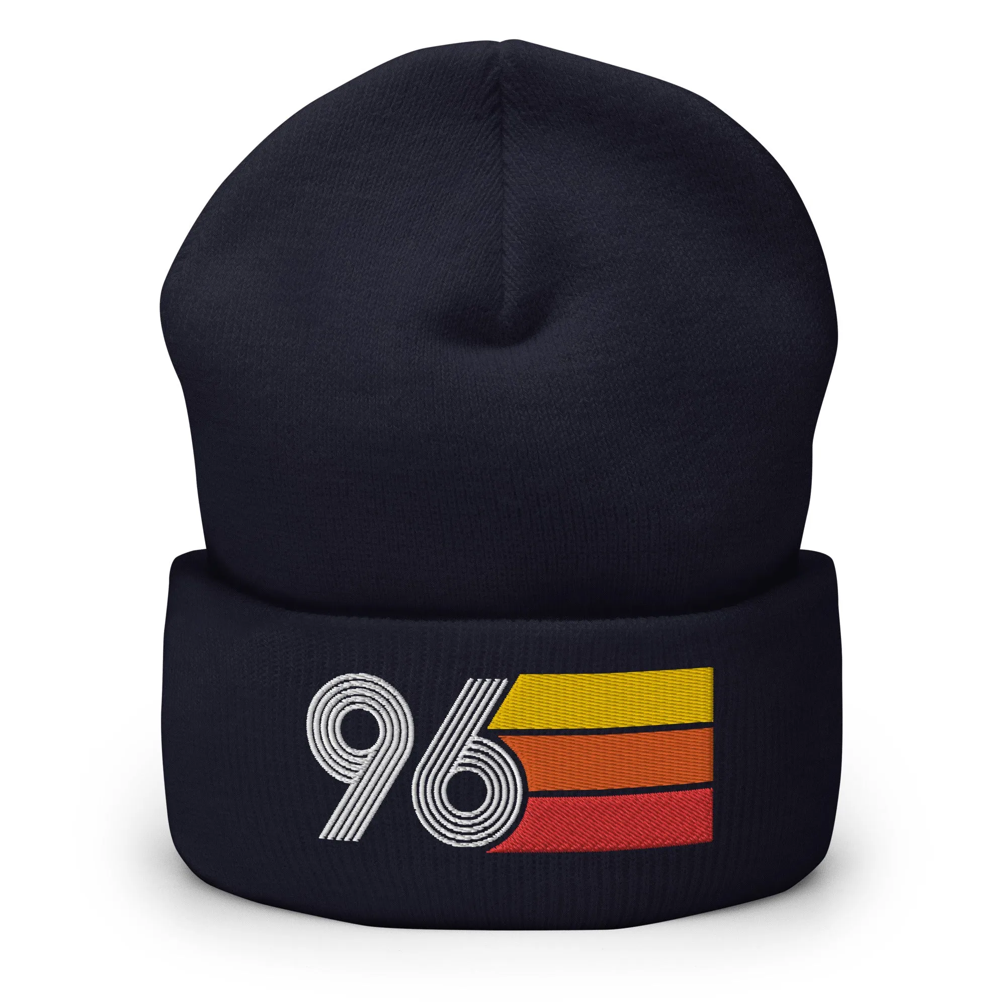 96 Number 1996 Birthday Retro Men's Women's Cuffed Beanie