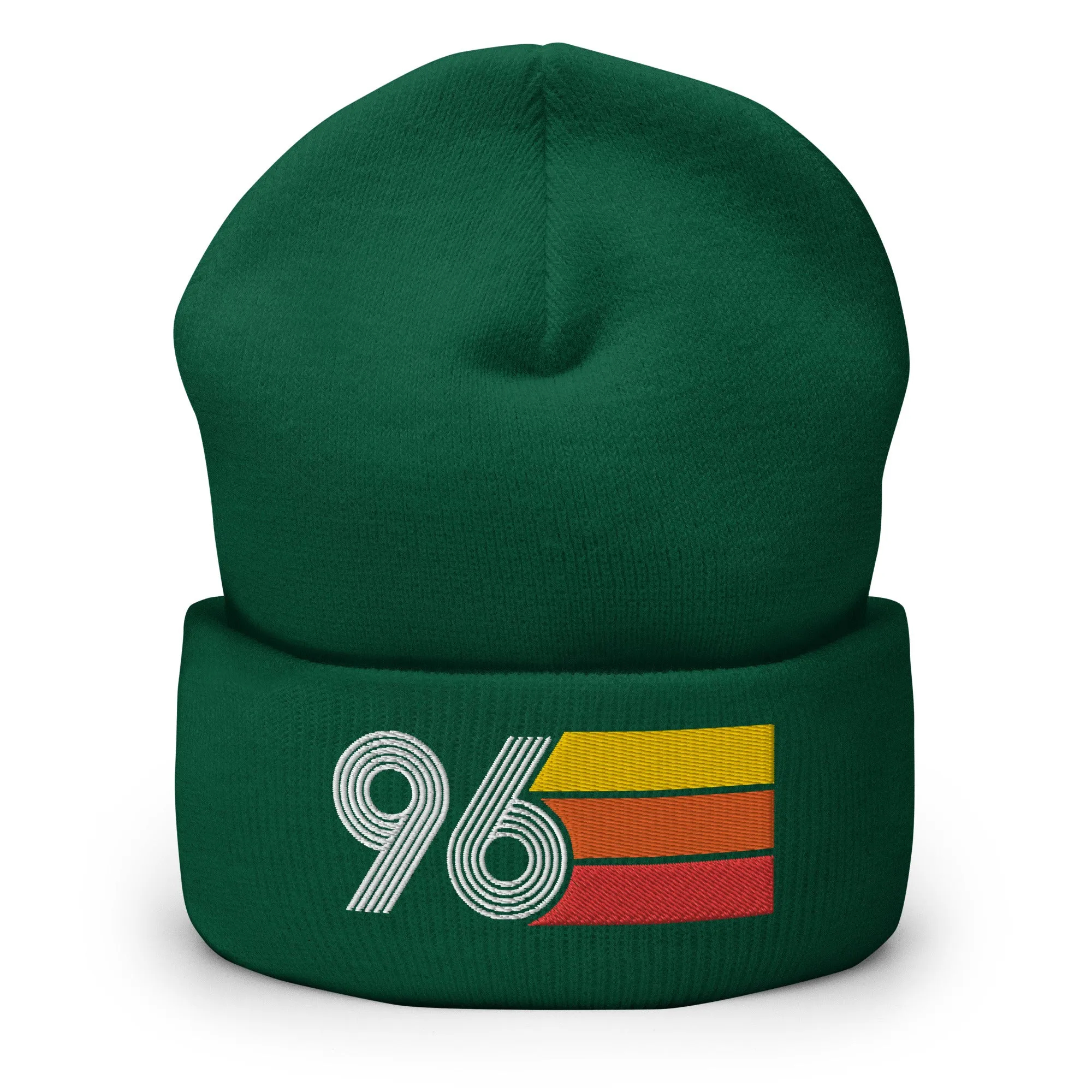 96 Number 1996 Birthday Retro Men's Women's Cuffed Beanie