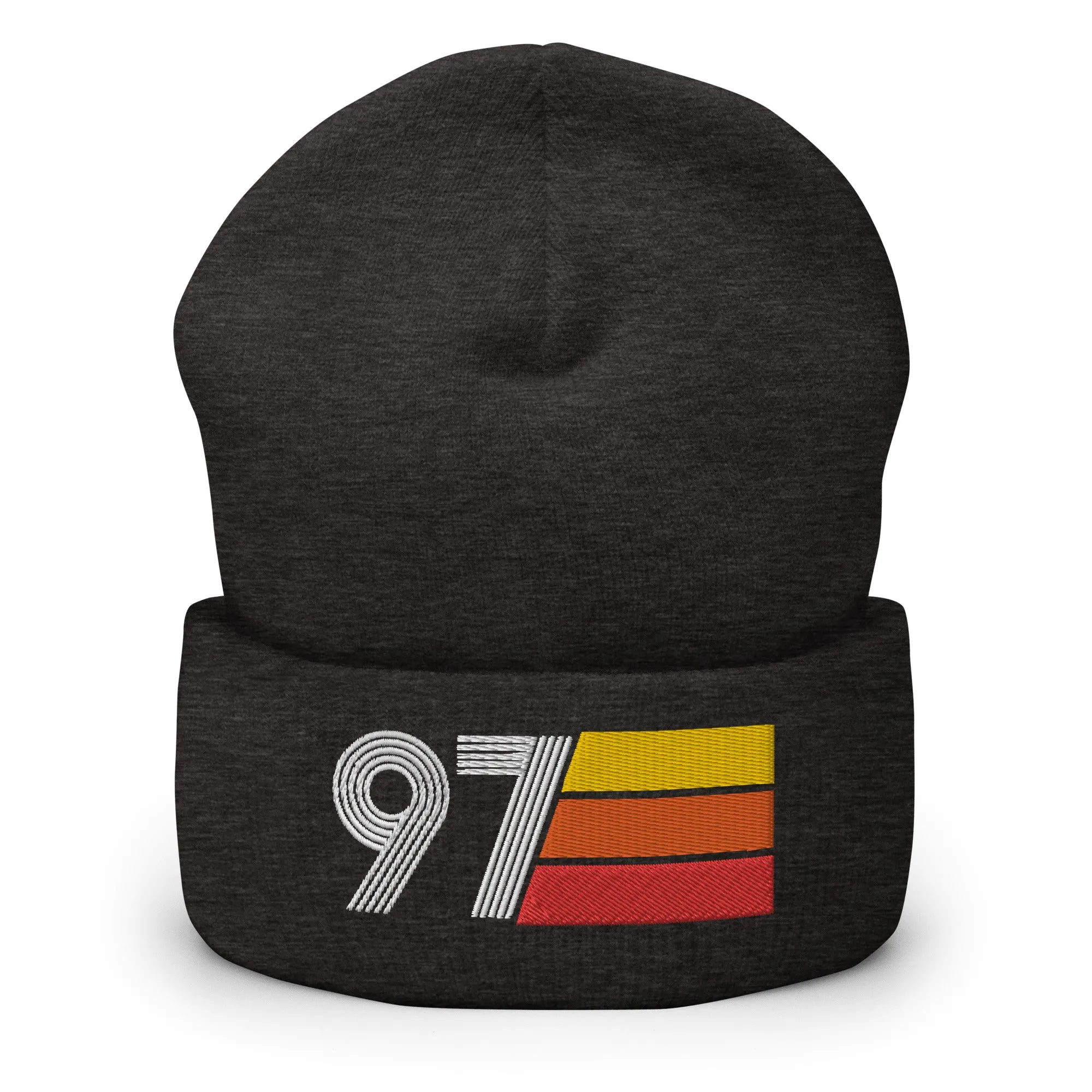 97 Number 1997 Birthday Retro Men's Women's Cuffed Beanie