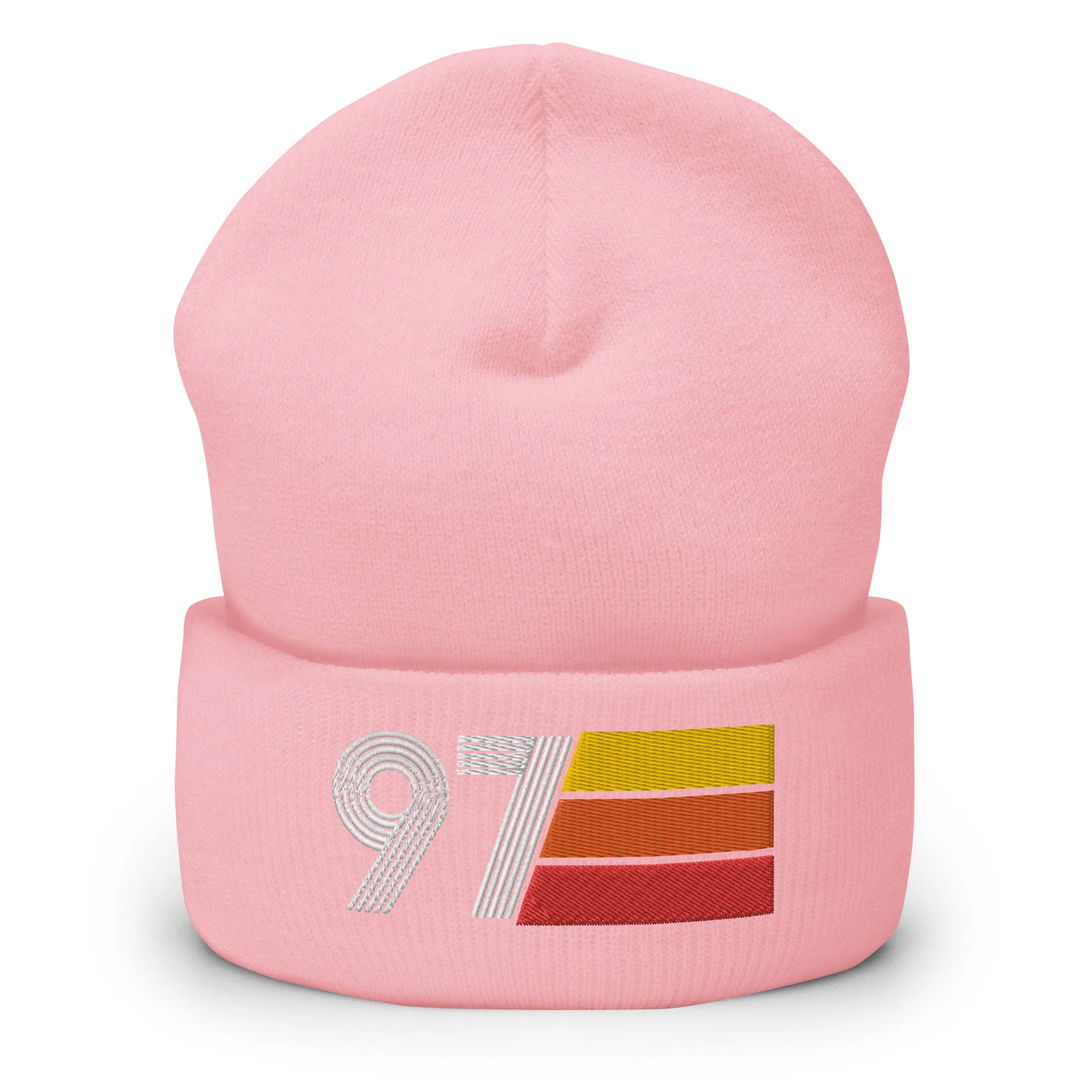 97 Number 1997 Birthday Retro Men's Women's Cuffed Beanie