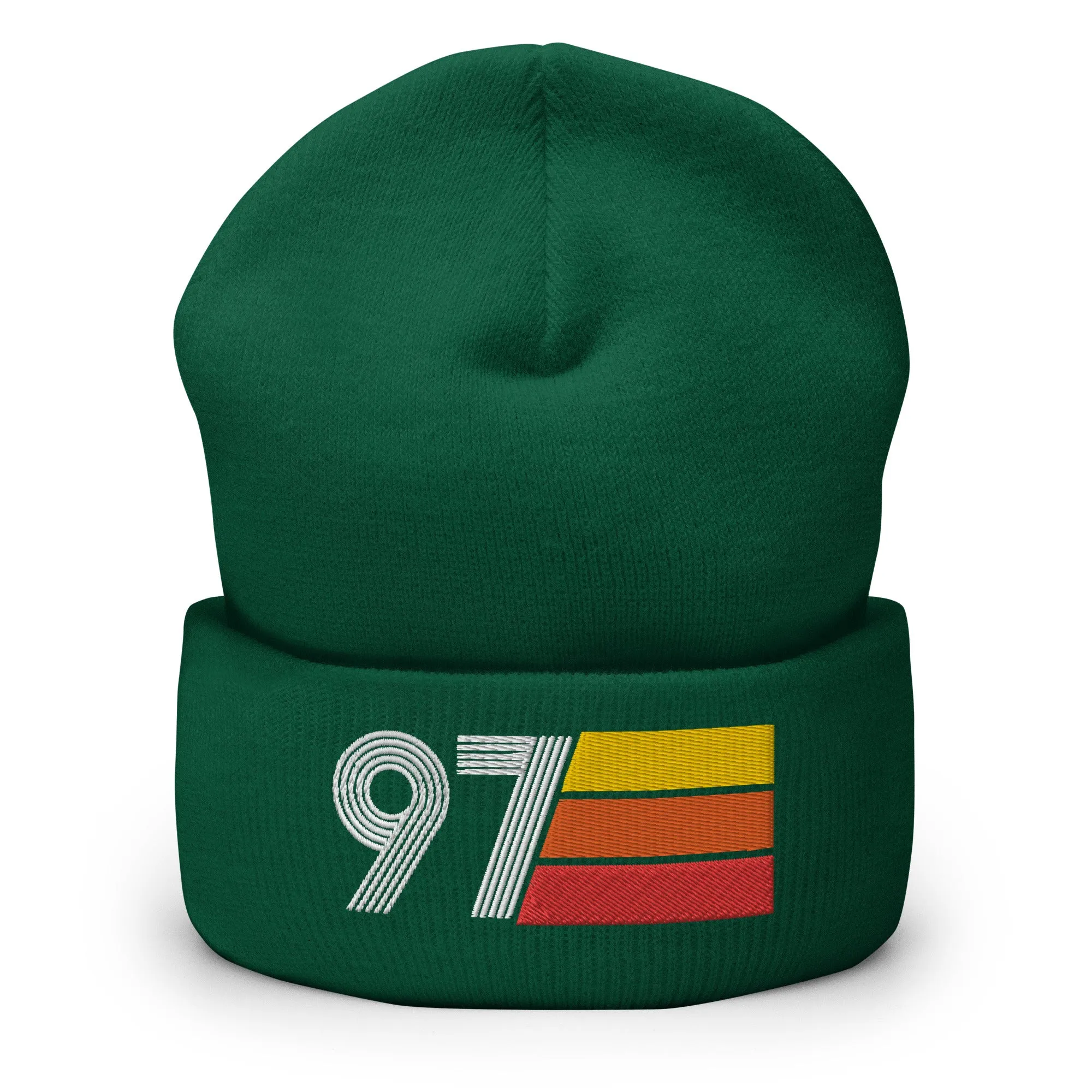 97 Number 1997 Birthday Retro Men's Women's Cuffed Beanie