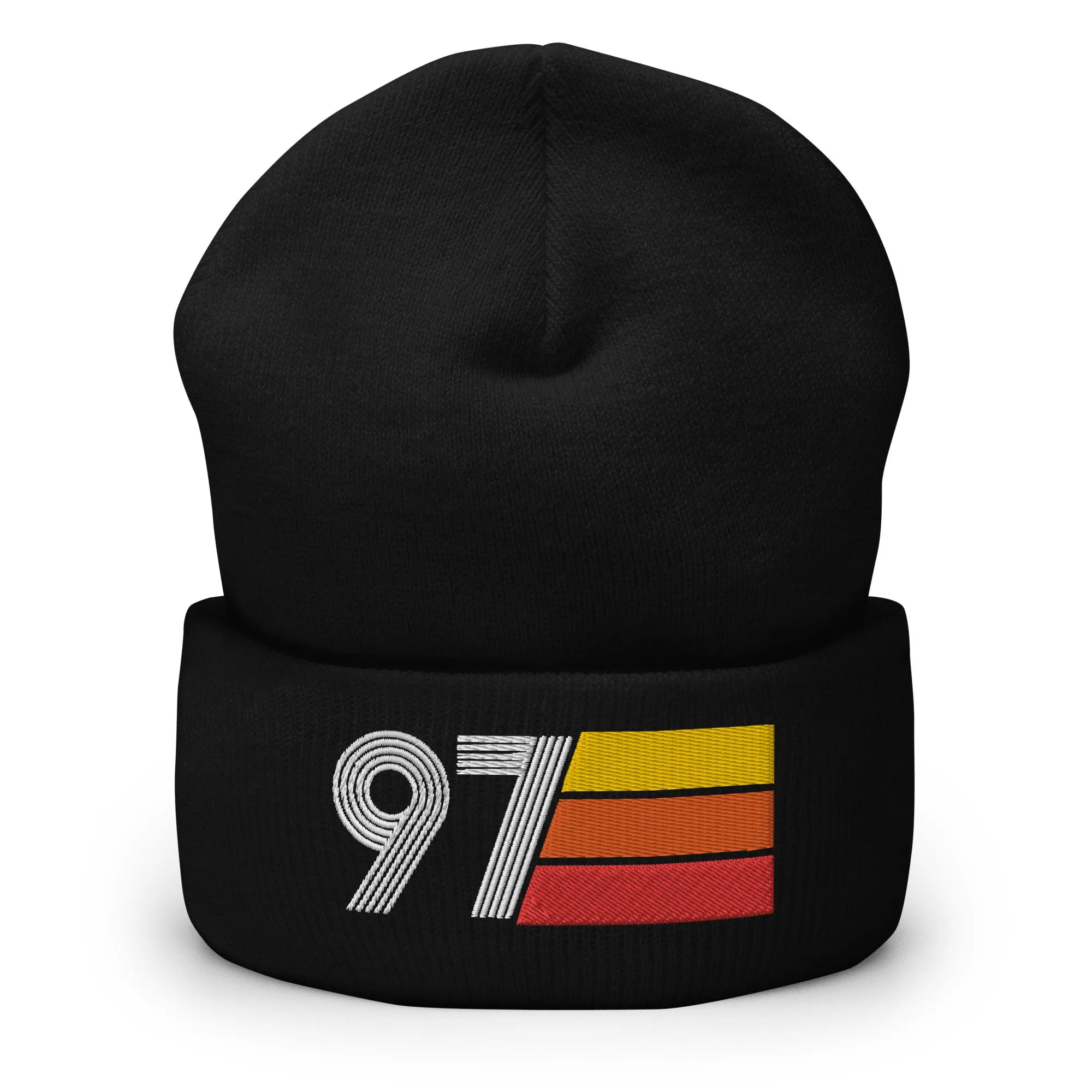 97 Number 1997 Birthday Retro Men's Women's Cuffed Beanie