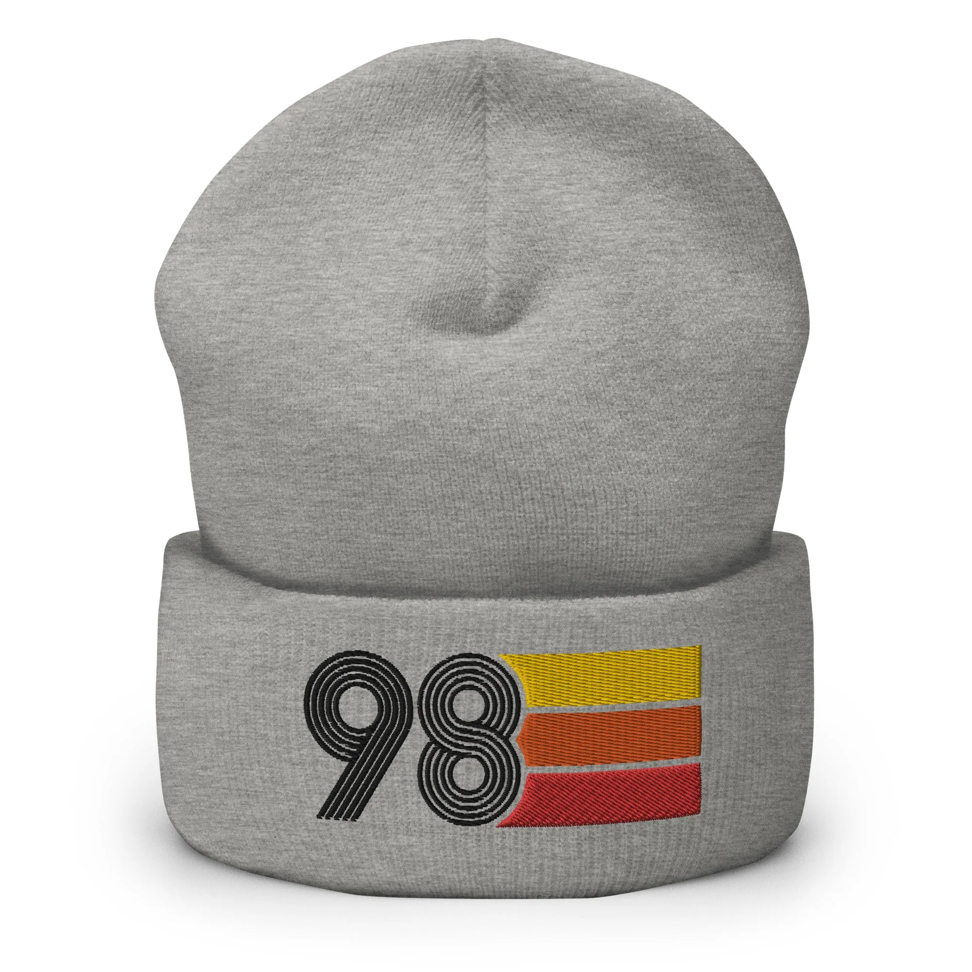 98 Number 1998 Birthday Retro Men's Women's Cuffed Beanie