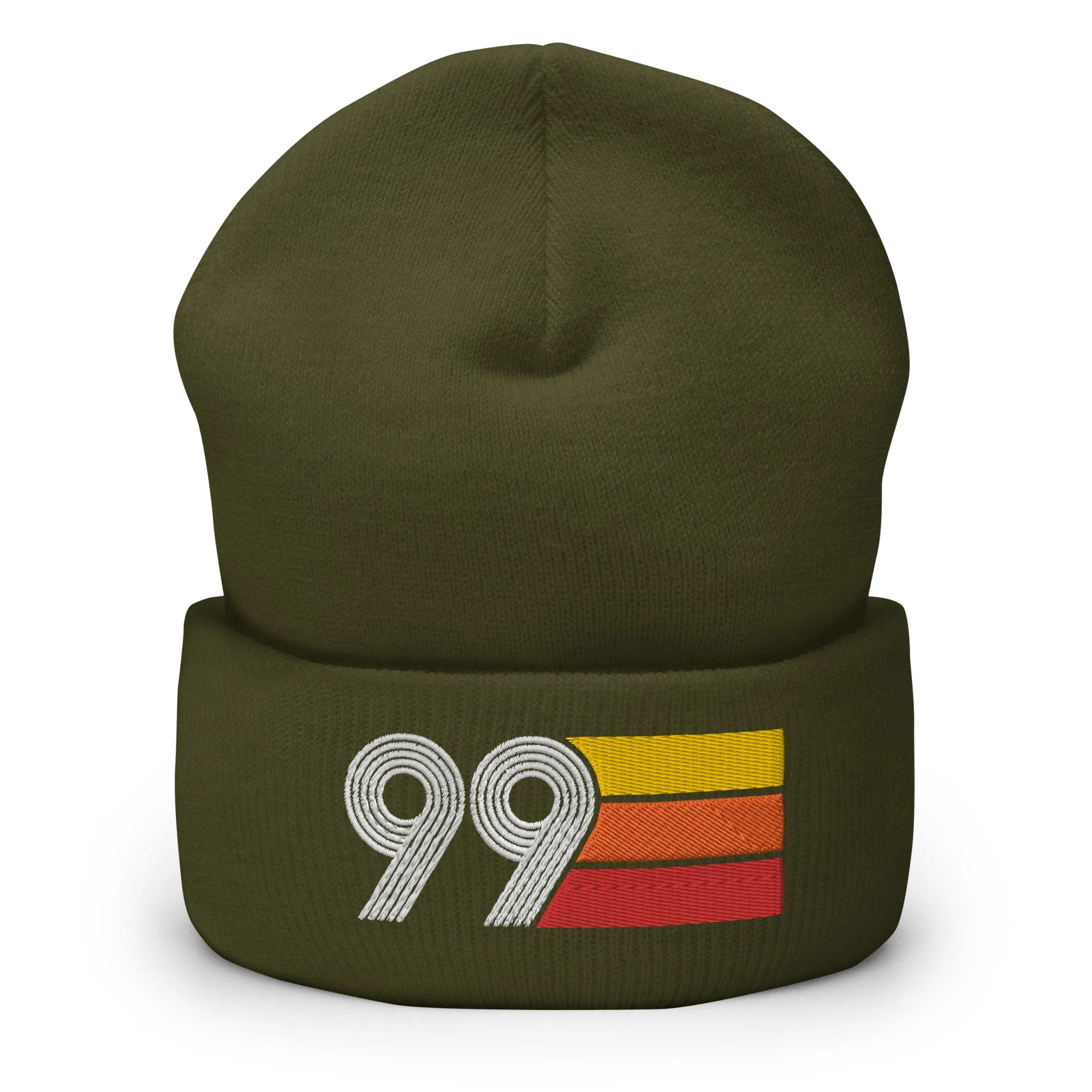 99 Number 1999 Birthday Retro Men's Women's Cuffed Beanie