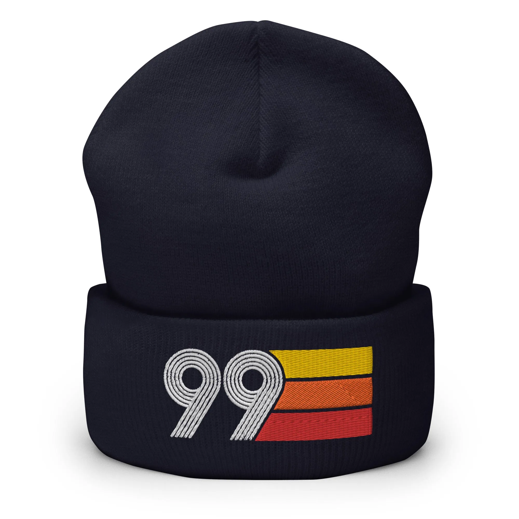 99 Number 1999 Birthday Retro Men's Women's Cuffed Beanie