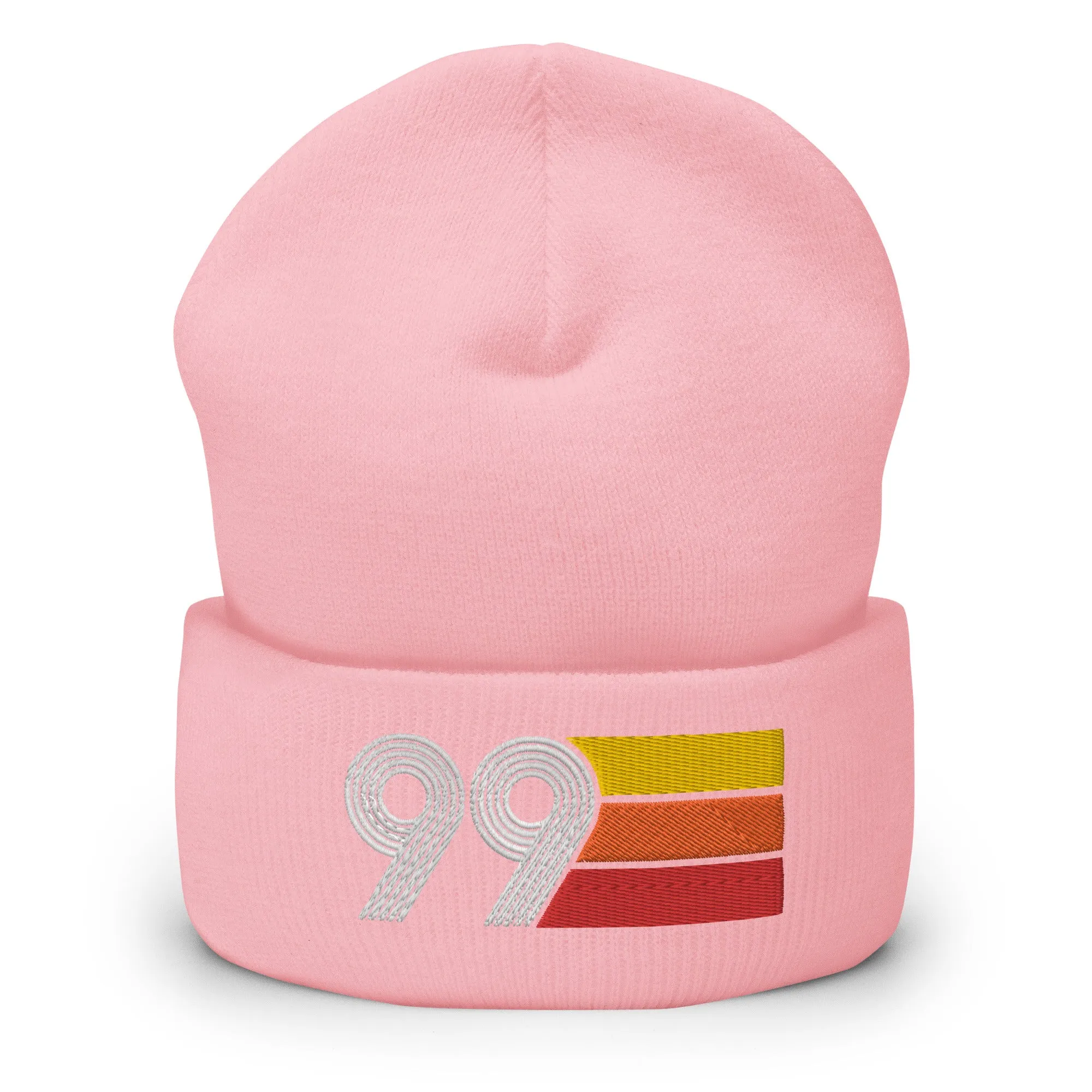 99 Number 1999 Birthday Retro Men's Women's Cuffed Beanie