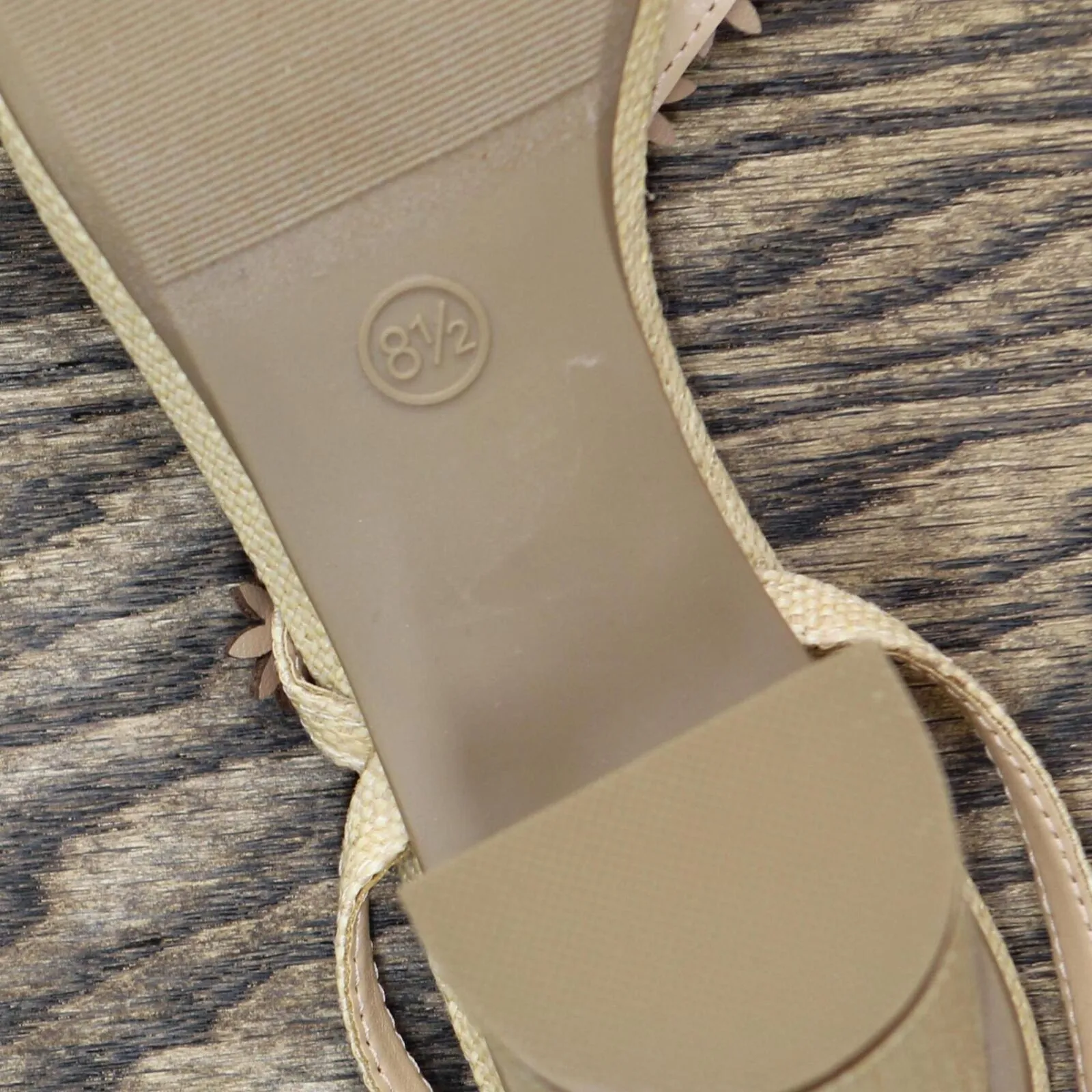 A New Day Women's Mirabel Strappy Heels 89530584 Beige Brown 8.5M