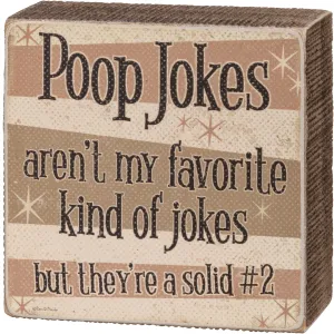 A Solid #2 Box Sign