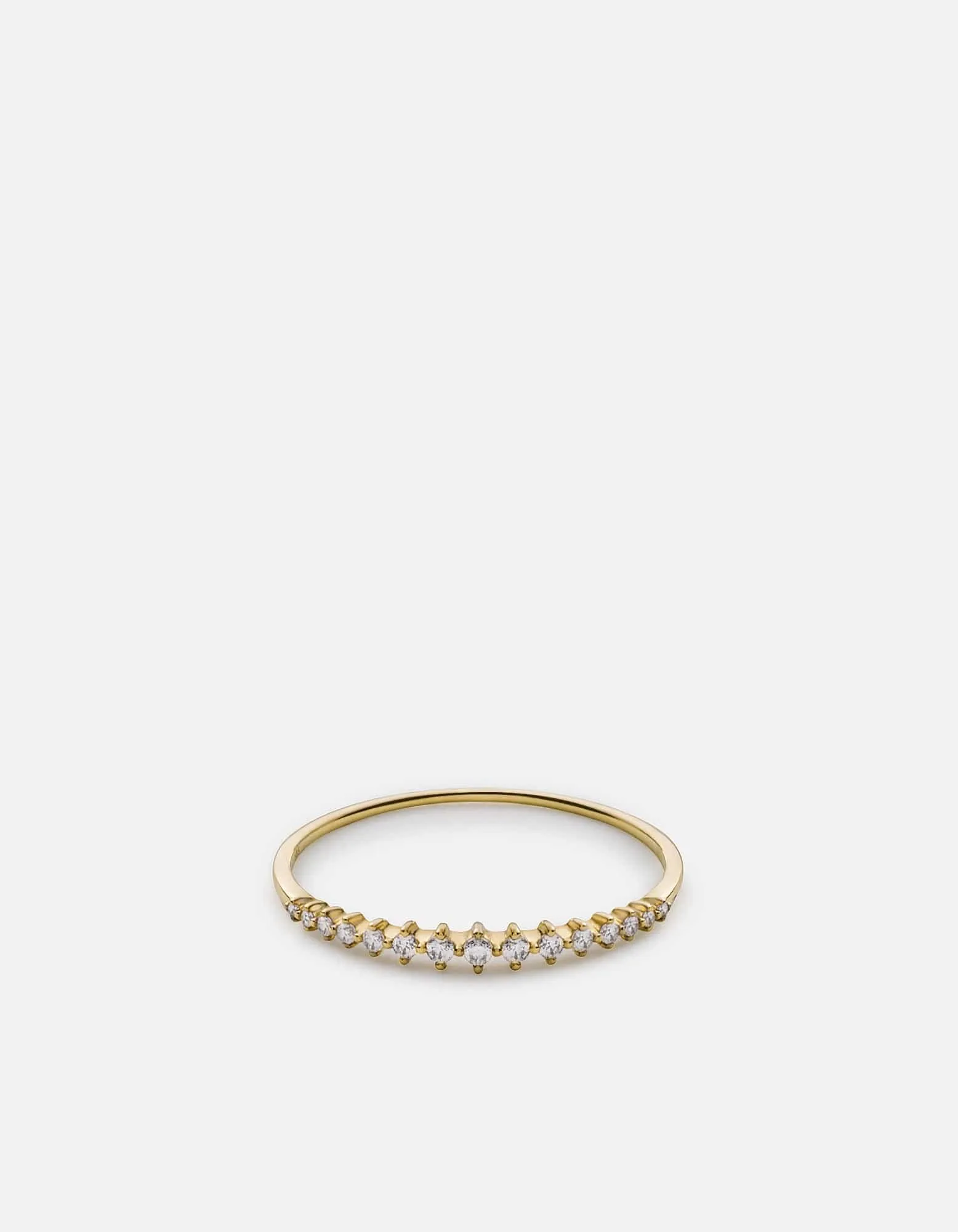 Amal Ring, 14k Gold Pavé