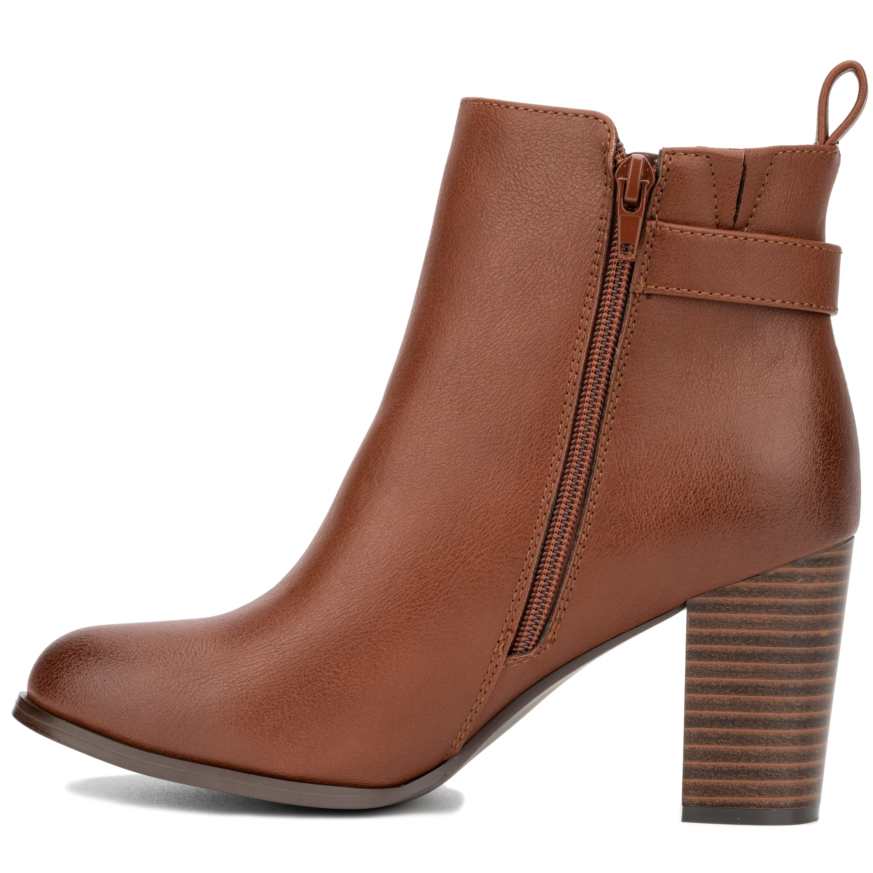 Angie Buckle Detail Booties