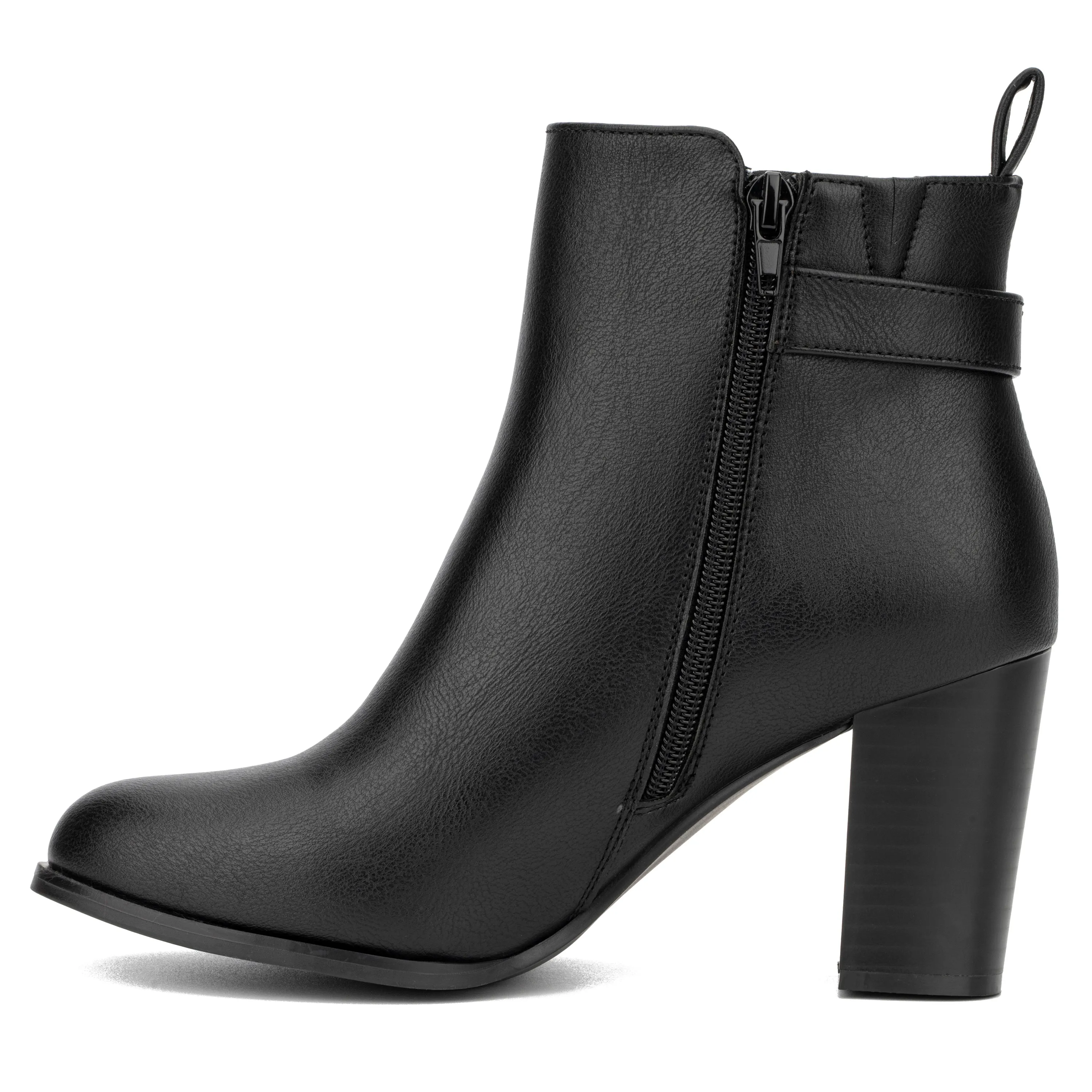 Angie Buckle Detail Booties